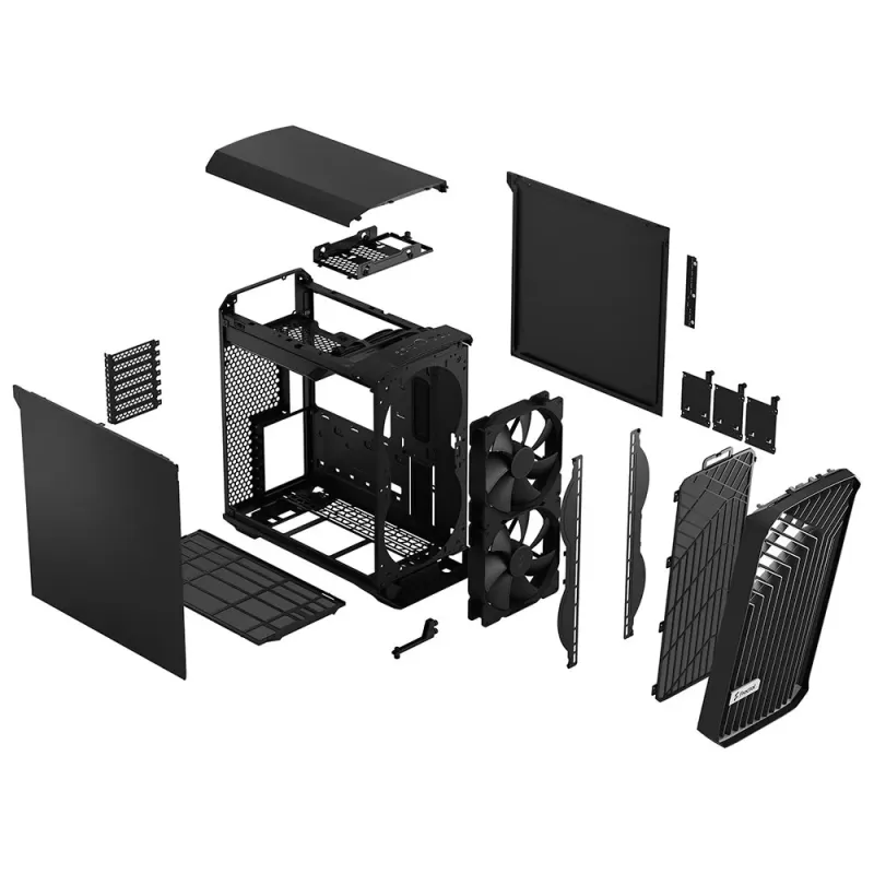 Корпус Fractal Design Корпус Torrent Compact black Solid ATX