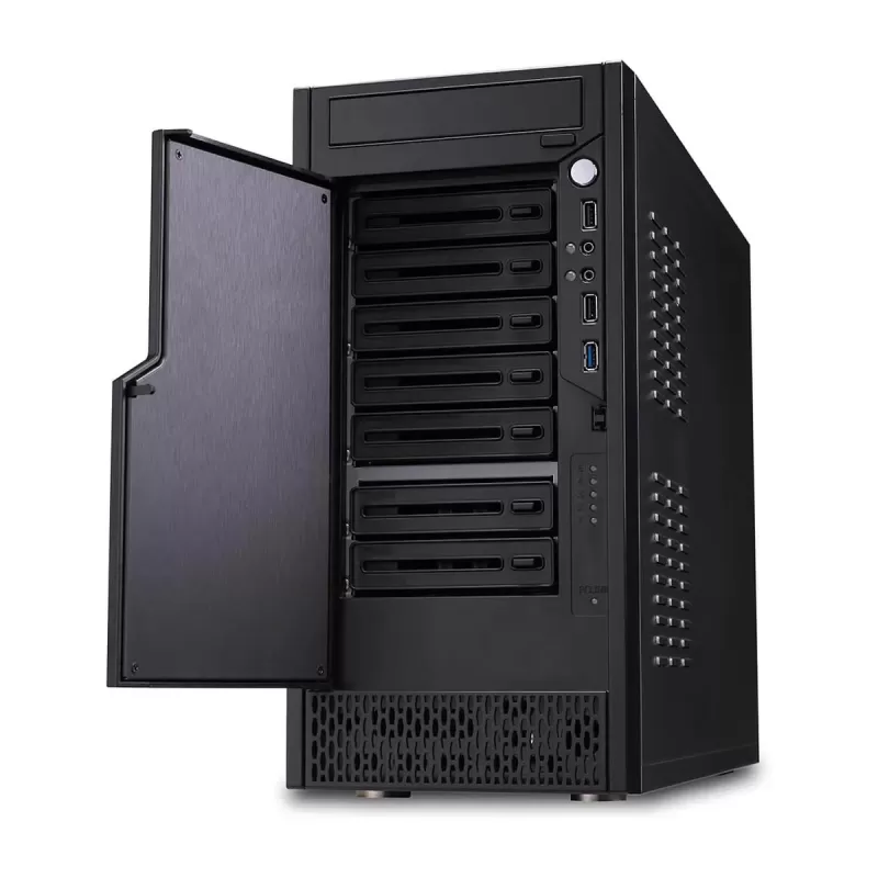 מארז INFINITY A500 Micro-ATX Storage Case 7x3.5" Hot Swap Micro ATX צבע שחור