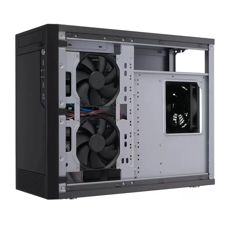 מארז INFINITY A500 Micro-ATX Storage Case 7x3.5" Hot Swap Micro ATX צבע שחור