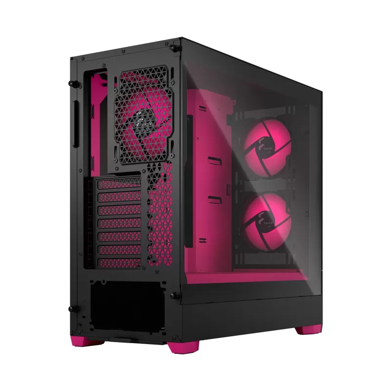 Case Fractal Design Pop Air RGB Magenta Core TG Clear Tint ATX Color:plack, pink Case Fractal Design Pop Air RGB Magenta Core TG Clear Tint ATX Color:plack, pink