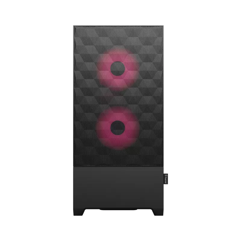 Case Fractal Design Pop Air RGB Magenta Core TG Clear Tint ATX Color:plack, pink Case Fractal Design Pop Air RGB Magenta Core TG Clear Tint ATX Color:plack, pink