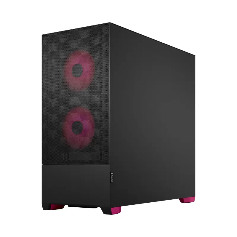 Case Fractal Design Pop Air RGB Magenta Core TG Clear Tint ATX Color:plack, pink Case Fractal Design Pop Air RGB Magenta Core TG Clear Tint ATX Color:plack, pink