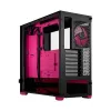 Case Fractal Design Pop Air RGB Magenta Core TG Clear Tint ATX Color:plack, pink Case Fractal Design Pop Air RGB Magenta Core TG Clear Tint ATX Color:plack, pink