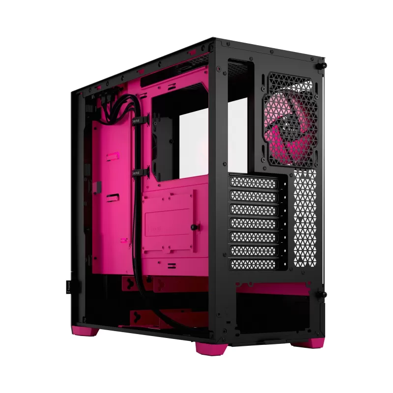 Case Fractal Design Pop Air RGB Magenta Core TG Clear Tint ATX Color:plack, pink Case Fractal Design Pop Air RGB Magenta Core TG Clear Tint ATX Color:plack, pink