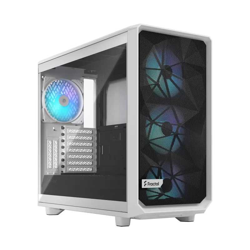 Case Fractal Design Meshify 2 RGB white TG Clear tint Full Tower