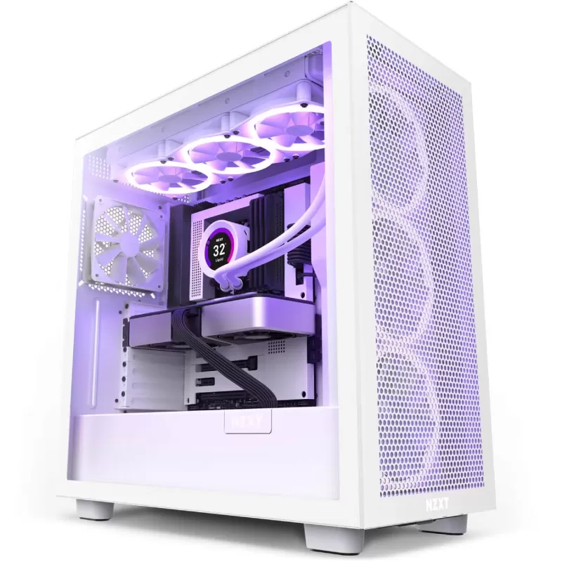 מארז NZXT H7 Flow לבן ATX