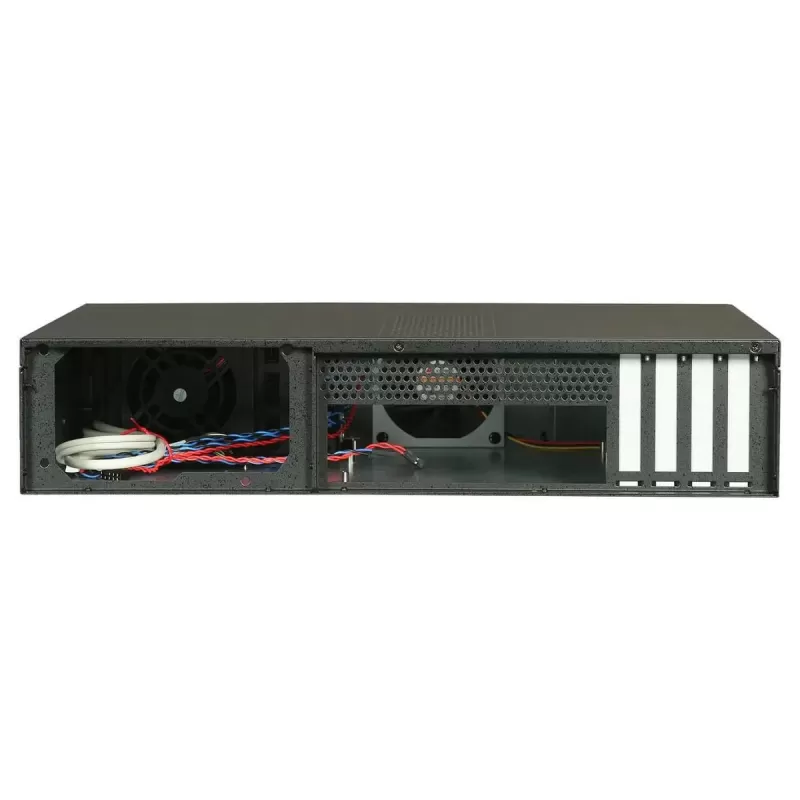 Industrial Case iStarUSA 2U Rackmount MicroATX Included Hot Swap 2U Color:black