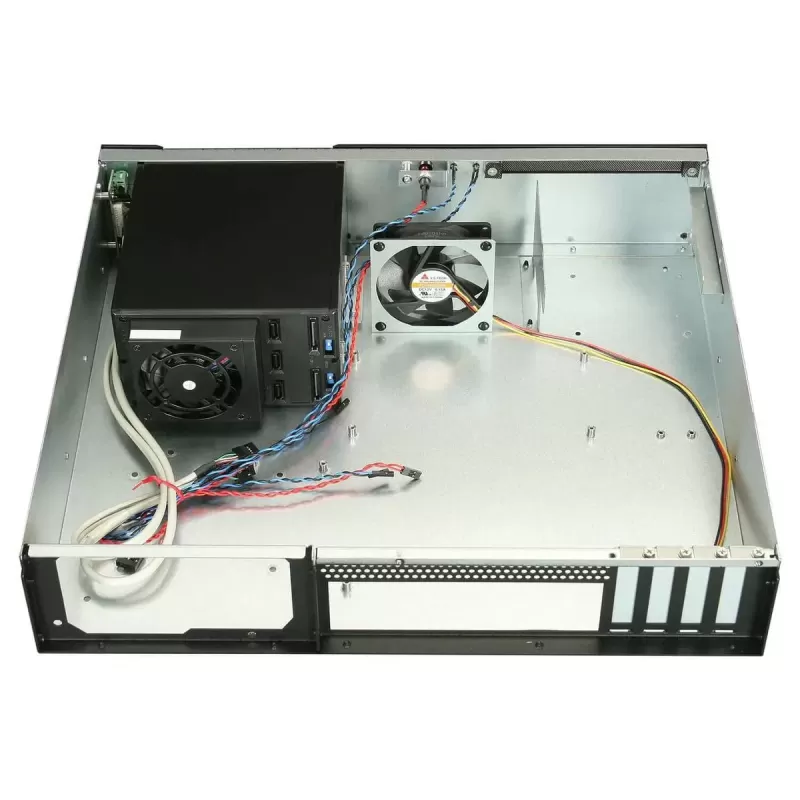Industrial Case iStarUSA 2U Rackmount MicroATX Included Hot Swap 2U Color:black
