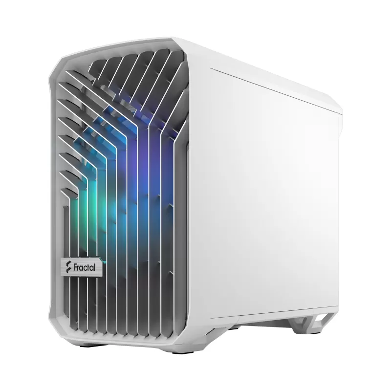 Case Fractal Design Torrent Nano RGB white TG clear tint Micro ATX