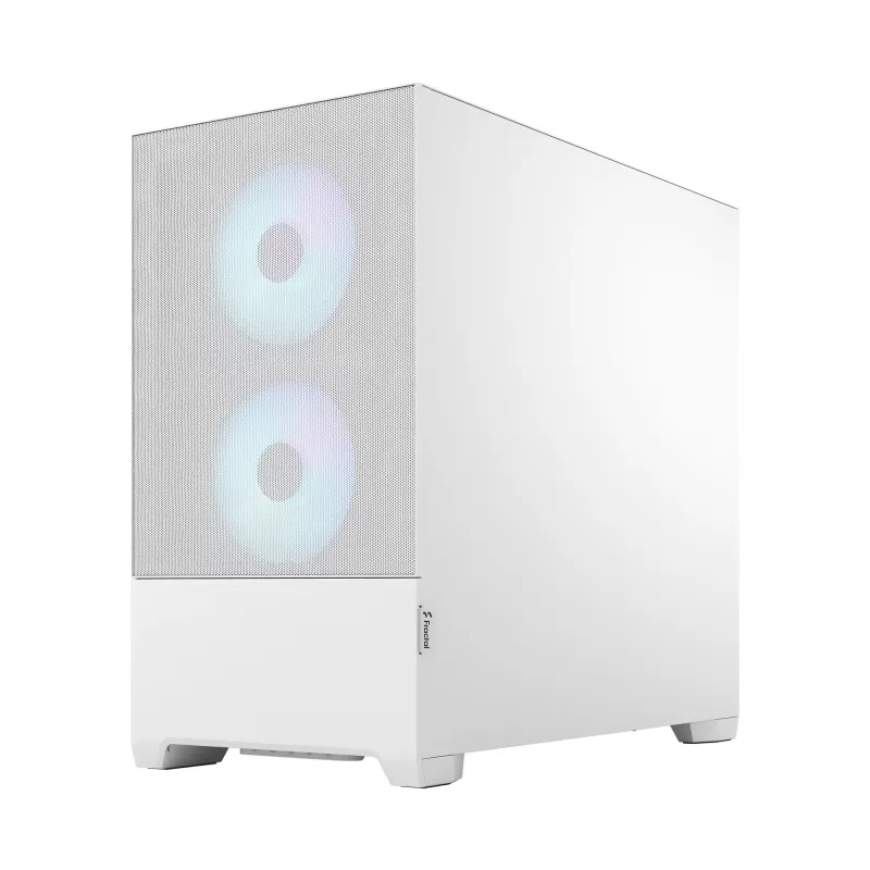 Корпус Fractal Design Pop Mini Air RGB white TG Clear Tint Micro ATX