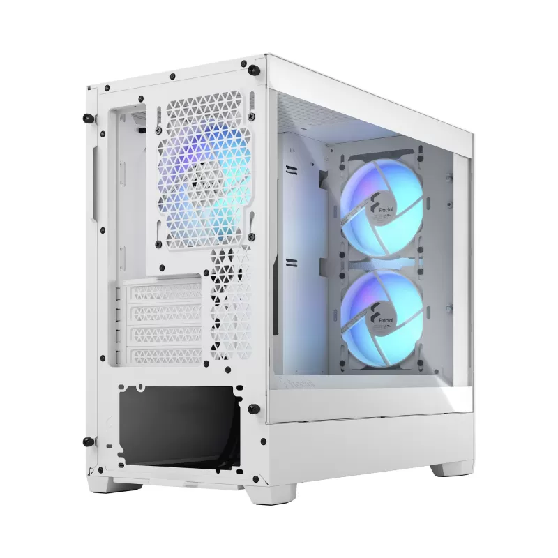 Корпус Fractal Design Pop Mini Air RGB white TG Clear Tint Micro ATX