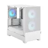 Корпус Fractal Design Pop Mini Air RGB white TG Clear Tint Micro ATX