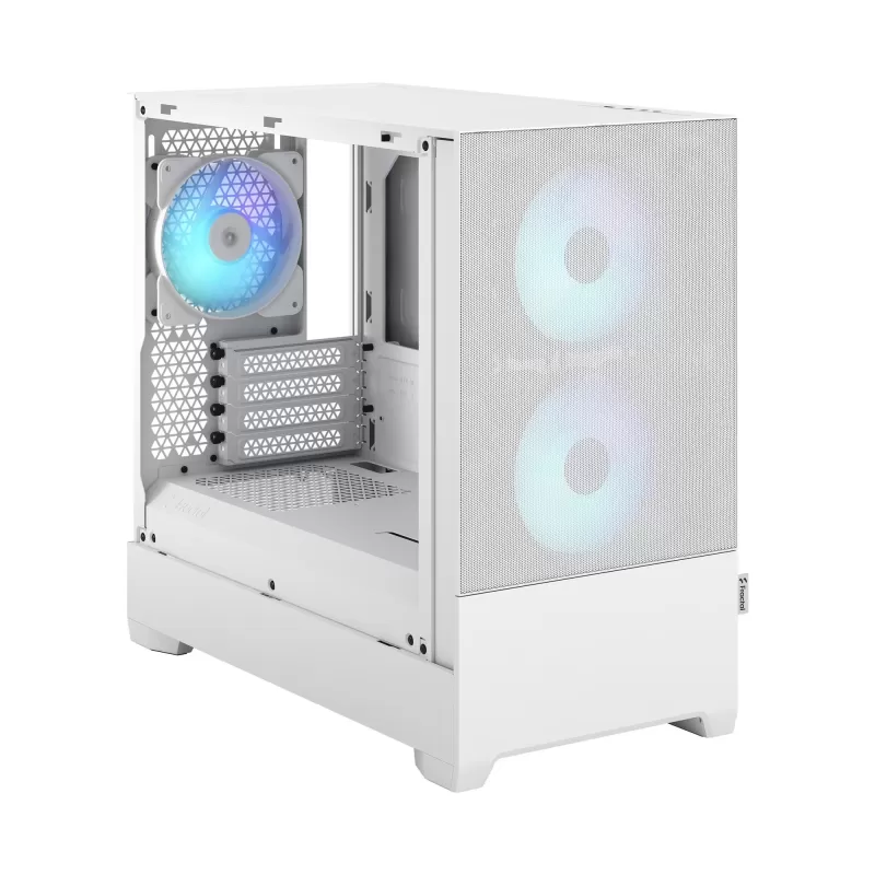 Корпус Fractal Design Pop Mini Air RGB white TG Clear Tint Micro ATX