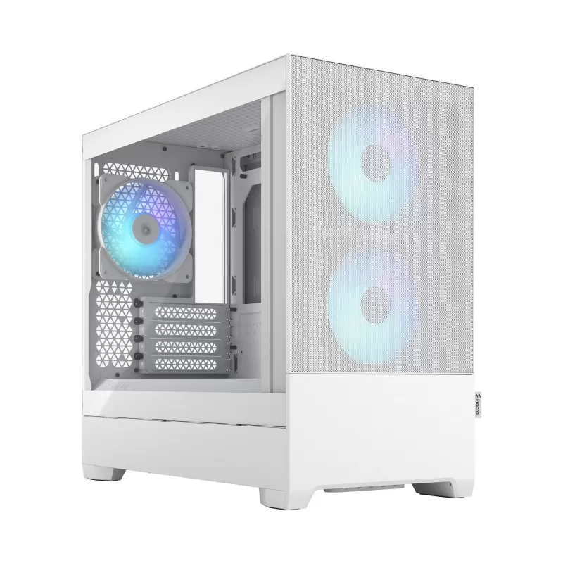 Корпус Fractal Design Pop Mini Air RGB white TG Clear Tint Micro ATX
