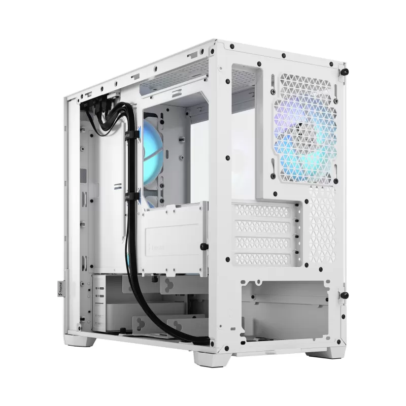 Корпус Fractal Design Pop Mini Air RGB white TG Clear Tint Micro ATX