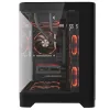 מארז 1St Player UV5 3X ARGB Fan HUB+Remote שחור Micro ATX