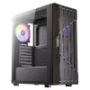 מארז Antec AX63 Wood ARGB Mid Tower צבע שחור