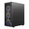 מארז Antec AX63 Wood ARGB Mid Tower צבע שחור