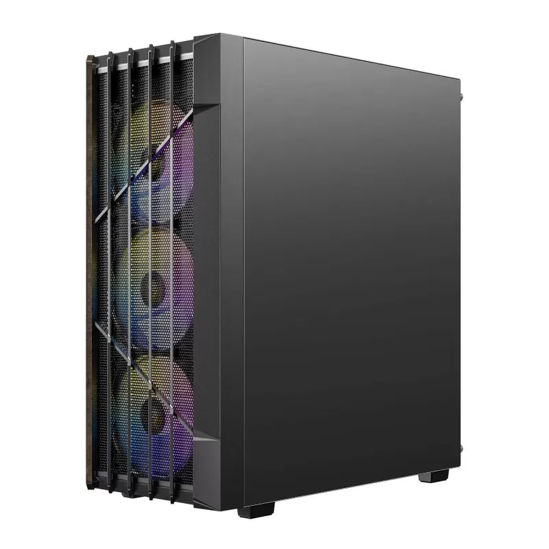 מארז Antec AX63 Wood ARGB Mid Tower צבע שחור