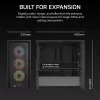 מארז Corsair FRAME 4000D RS ARGB Modular שחור Mid Tower
