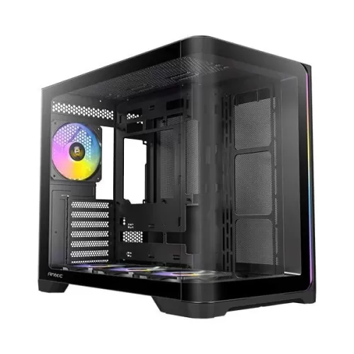 מארז Antec שחור C5 Curve ARGB Mid Tower צבע לבן
