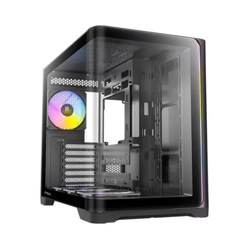 מארז Antec שחור C5 Curve ARGB Mid Tower צבע לבן