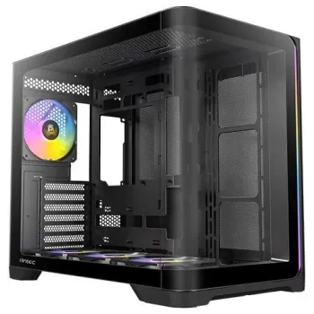 מארז Antec שחור C5 Curve ARGB Mid Tower צבע לבן