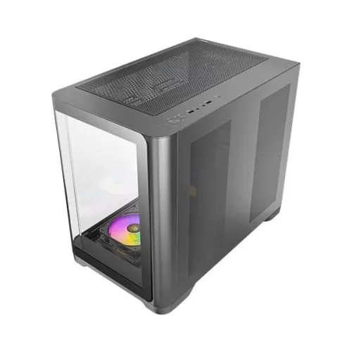 מארז Antec שחור C5 Curve ARGB Mid Tower צבע לבן