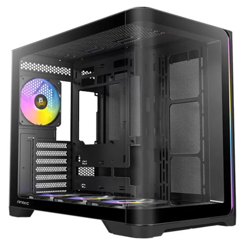 מארז Antec שחור C5 Curve ARGB Mid Tower צבע לבן
