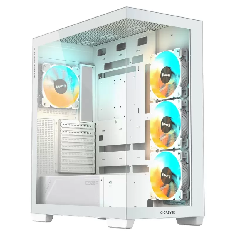 מארז Gigabyte C500 Panoramic Stealth ICE Mid Tower צבע לבן
