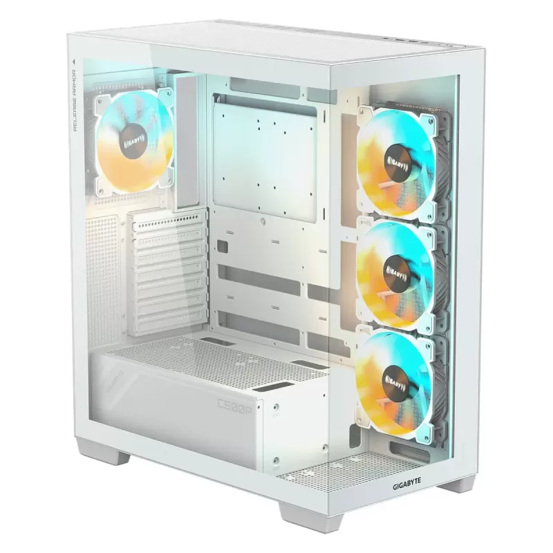 מארז Gigabyte C500 Panoramic Stealth ICE Mid Tower צבע לבן