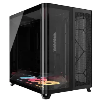 מארז מחשב Corsair AIR 5400 LX-R RGB iCUE LINK Triple Chamber שחור Mid Tower Mid Tower