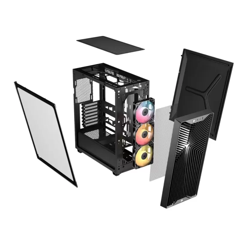 Computer Case Corsair 3200D RS ARGB Mid Tower ATX black Mid Tower