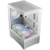 Case Gamdias AURA GC9M ELITE WH ARGB white Micro Tower