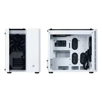 Case Corsair Crystal Series 280X RGB Tempered Glass white SMALL CASE