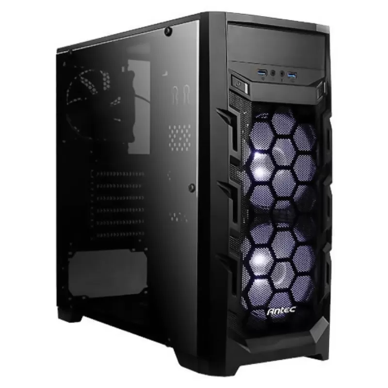 Корпус Antec GX202 White Fans Mid Tower Цвет:чёрный