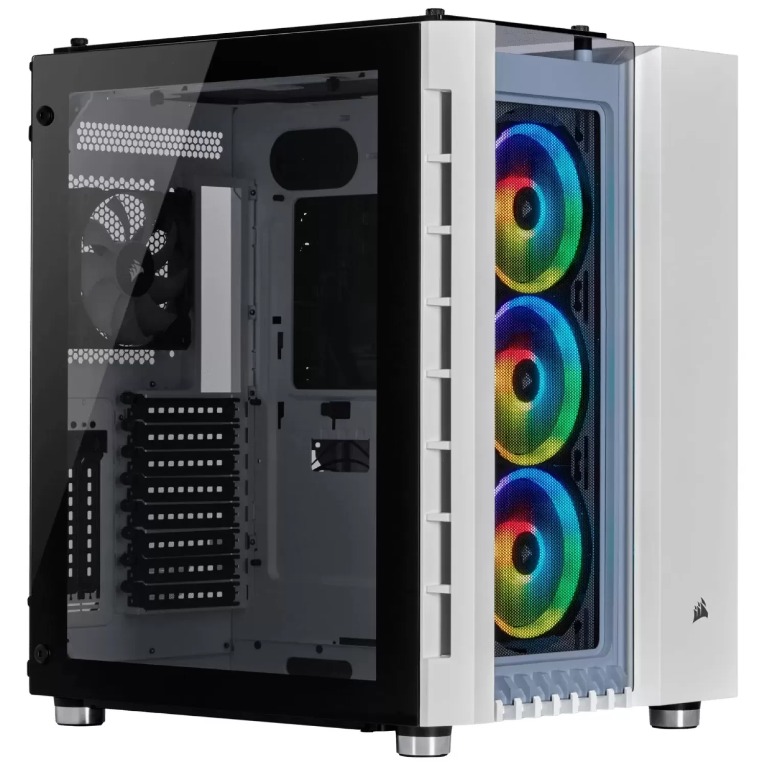 Корпус Corsair Crystal Series 680X RGB ATX High Airflow Tempered Glas white Mid