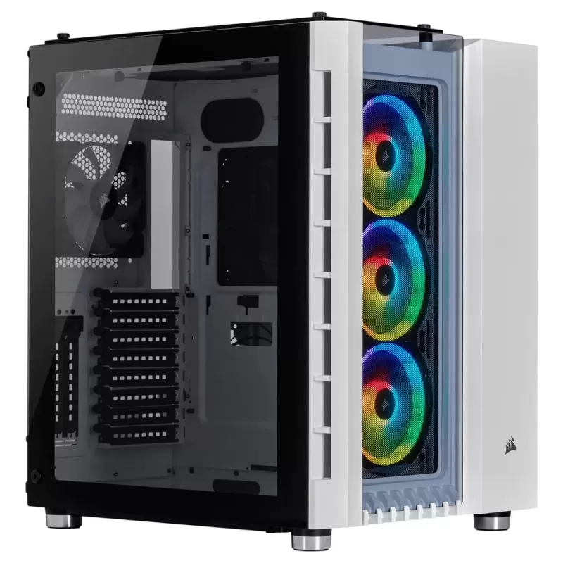 מארז Corsair Crystal Series 680X RGB ATX High Airflow Tempered Glas לבן Mid מארז Corsair Crystal Series 680X RGB ATX High Airflow Tempered Glas לבן Mid