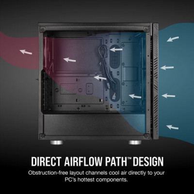 Case Corsair 275R Airflow Tempered Glass black Case Corsair 275R Airflow Tempered Glass black