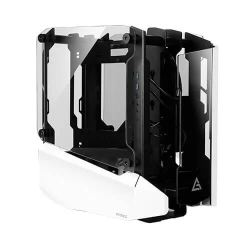 מארז Antec Striker Tempered glass שחור, לבן Mini ITX