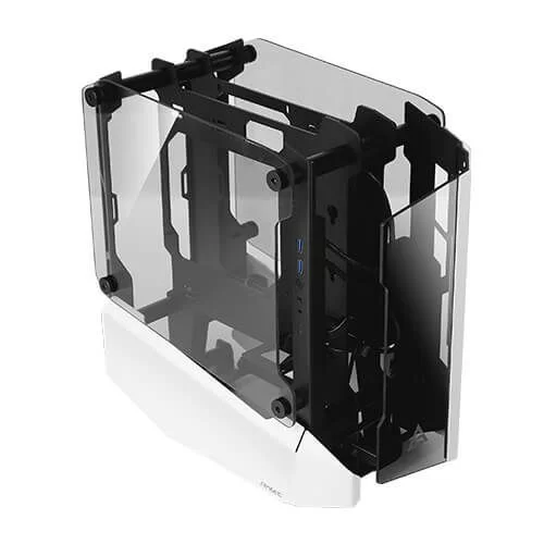 מארז Antec Striker Tempered glass שחור, לבן Mini ITX