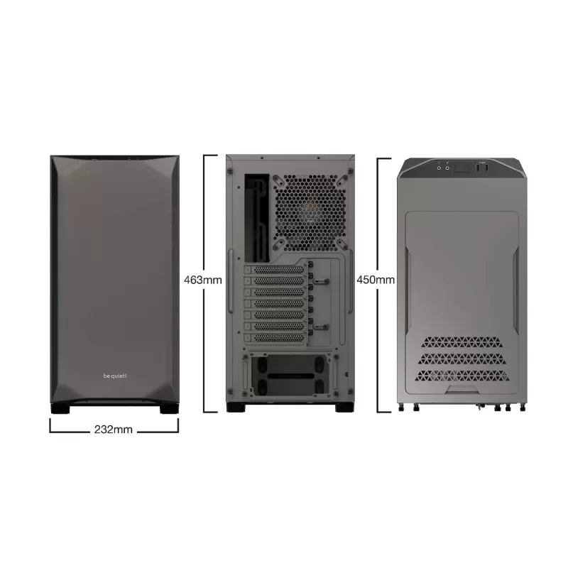 מארז be quiet! PURE BASE 500 שחור, אפור Mid Tower