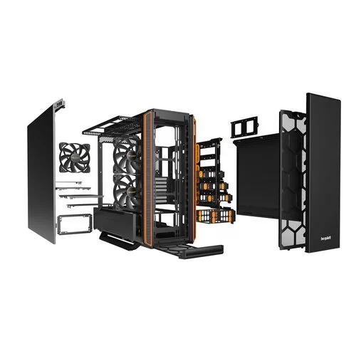 Case be quiet! SILENT BASE 801 black, orange