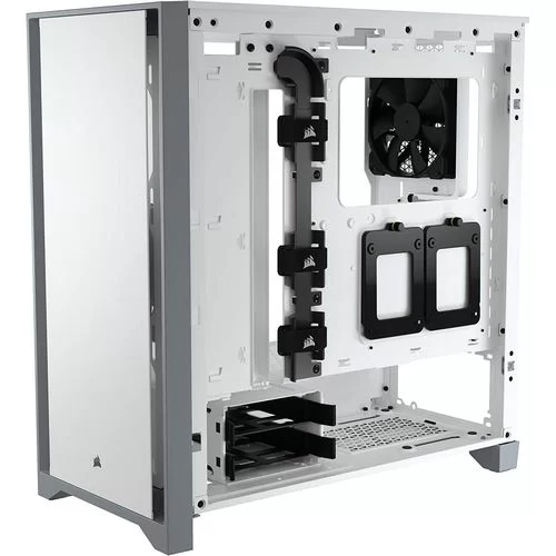 מארז Corsair 4000D Tempered Glass לבן Mid Tower