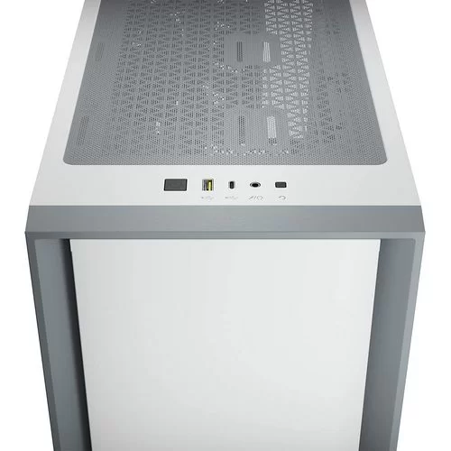 מארז Corsair 4000D Tempered Glass לבן Mid Tower