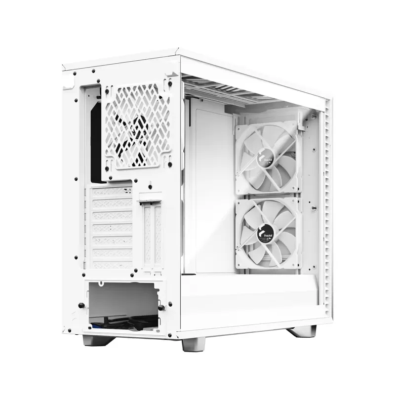 מארז Fractal Design Define 7 Clear Tempered Glass לבן Mid Tower