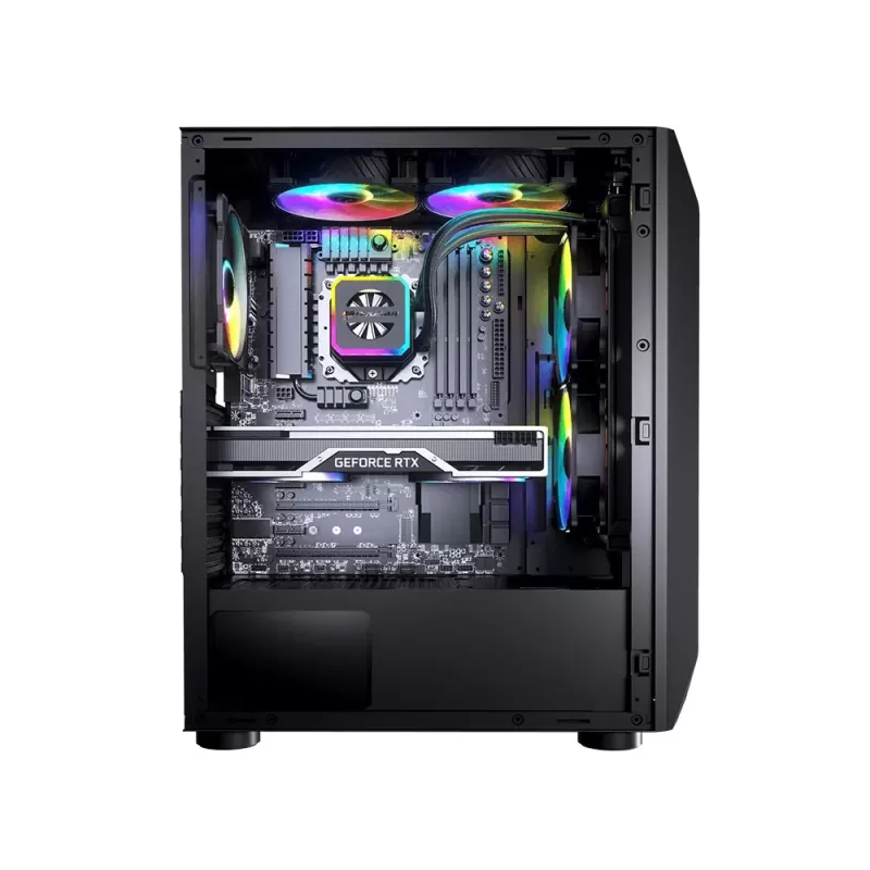 Корпус COUGAR MX410-T Mid Tower Цвет:чёрный Корпус COUGAR MX410-T Mid Tower Цвет:чёрный