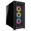 Case Corsair iCUE 5000D RGB AIRFLOW Mid-Tower Case - 3x AF120 RGB ELITE Fans - iCUE Lighting Node PRO Controller - High-airflow Design black Mid Tower