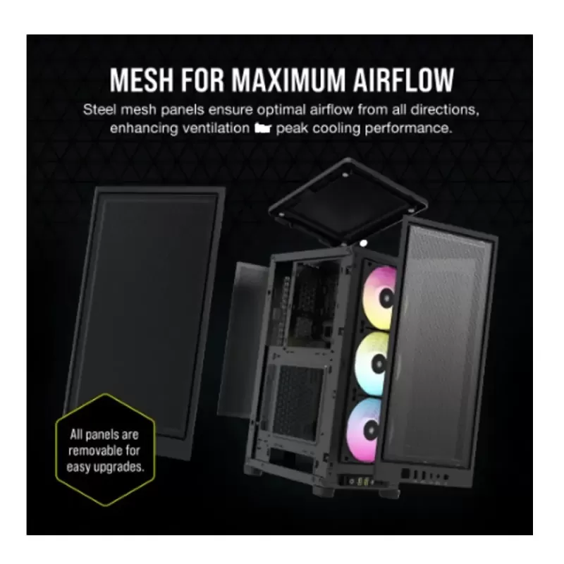 Case Corsair 2000D RGB AIRFLOW - black Mini-ITX