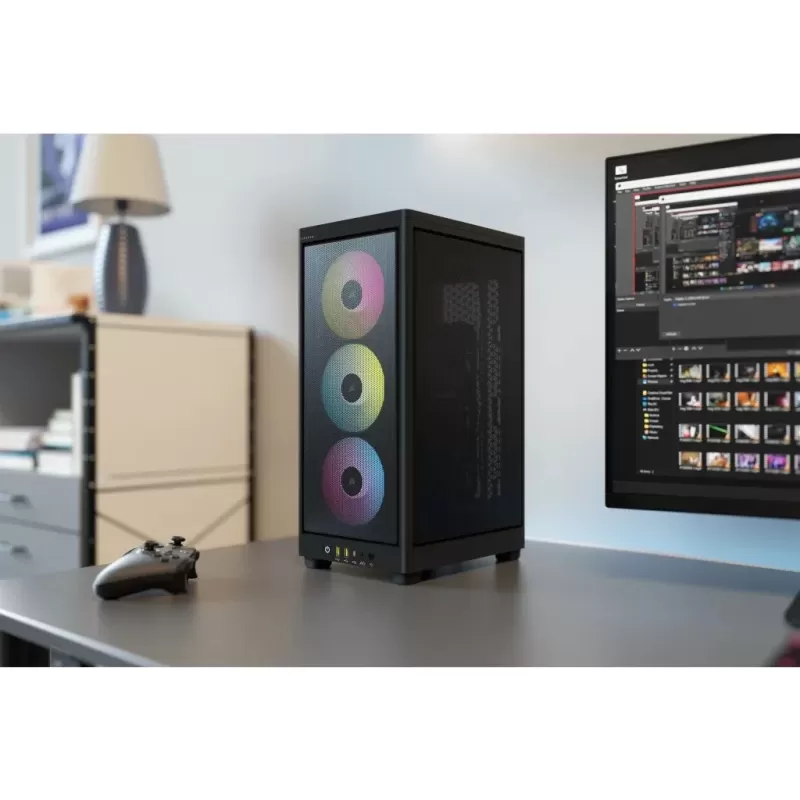 Case Corsair 2000D RGB AIRFLOW - black Mini-ITX